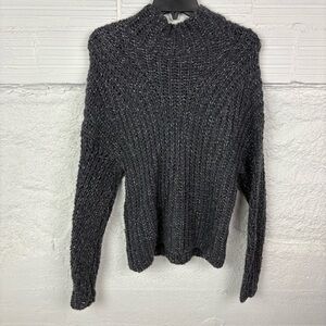 NWOT EXPRESS Cozy Gray wool blend chunky Knit Sweater size small